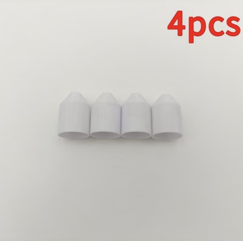 White radiator valve cap - white,