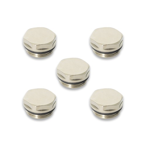 Blanking plug 2 chrome - x,