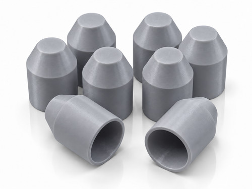 Grey radiator valve caps - grey,