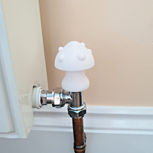 Mushroom radiator valve cover - mushroom,